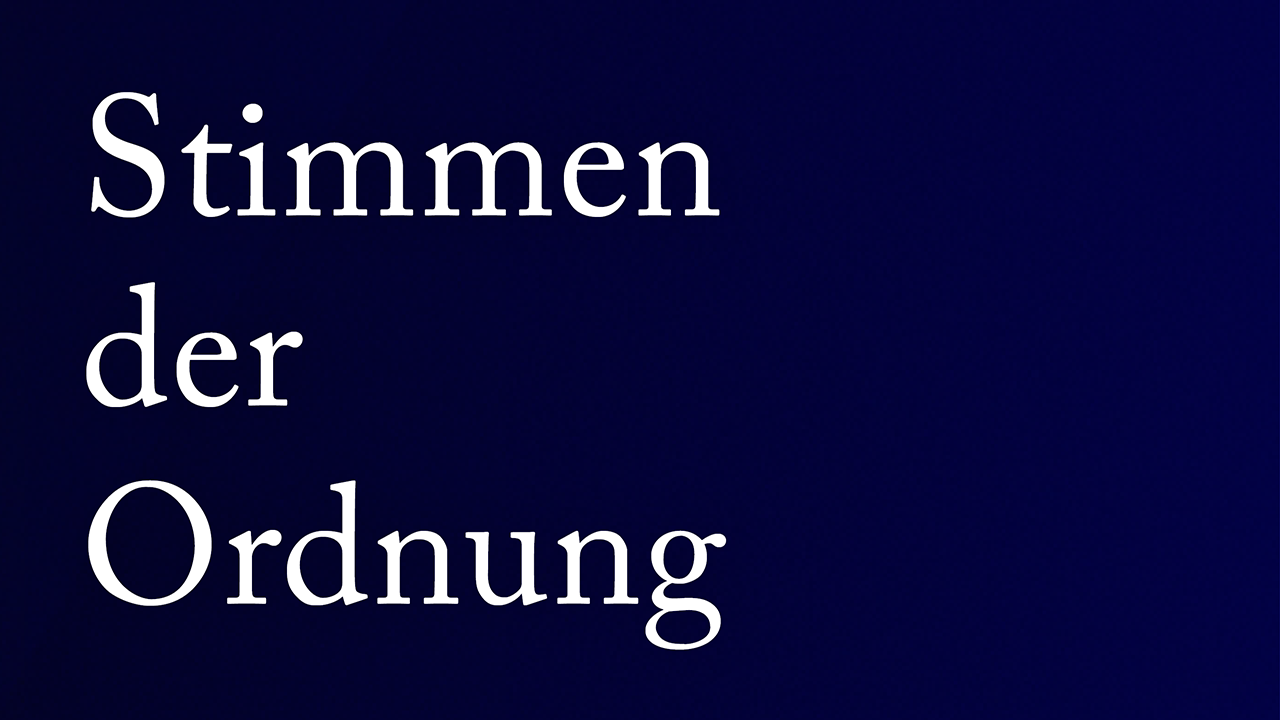 Stimmen der Ordnung